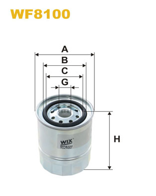 Brandstoffilter Wix Filters WF8100