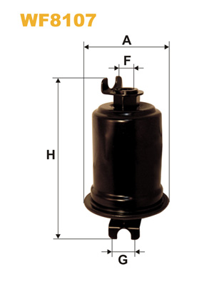 Brandstoffilter Wix Filters WF8107