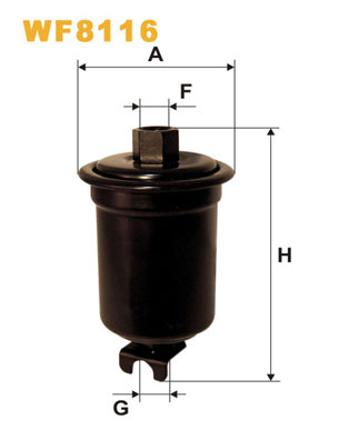 Brandstoffilter Wix Filters WF8116