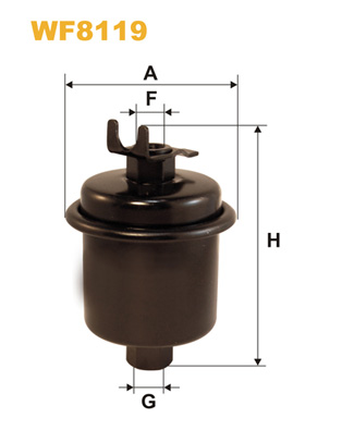 Brandstoffilter Wix Filters WF8119