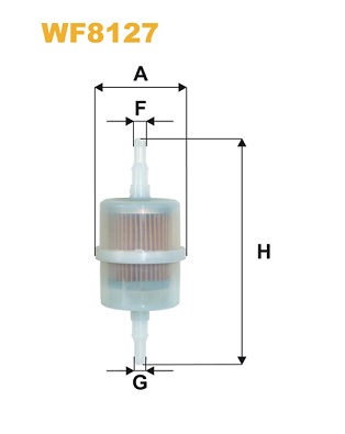 Brandstoffilter Wix Filters WF8127