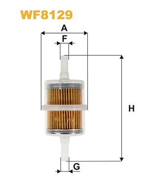 Brandstoffilter Wix Filters WF8129