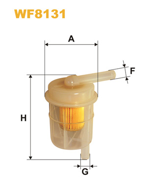 Brandstoffilter Wix Filters WF8131