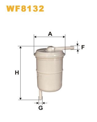 Brandstoffilter Wix Filters WF8132