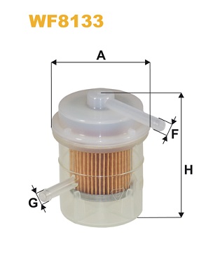 Brandstoffilter Wix Filters WF8133