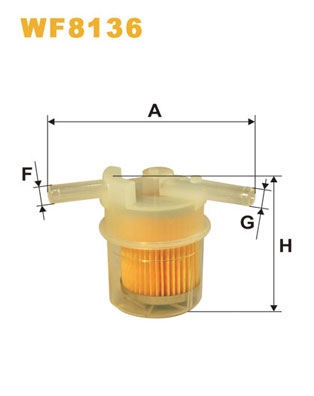 Brandstoffilter Wix Filters WF8136