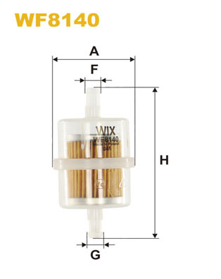 Brandstoffilter Wix Filters WF8140