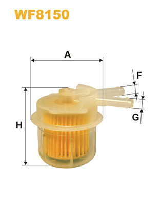 Brandstoffilter Wix Filters WF8150