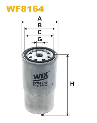 Brandstoffilter Wix Filters WF8164