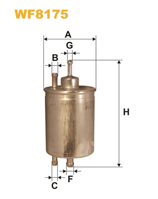 Brandstoffilter Wix Filters WF8175