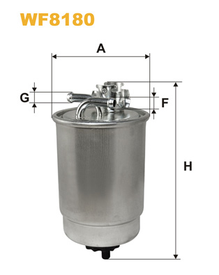 Brandstoffilter Wix Filters WF8180