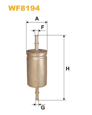 Brandstoffilter Wix Filters WF8194