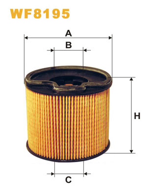 Brandstoffilter Wix Filters WF8195