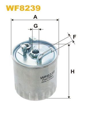 Brandstoffilter Wix Filters WF8239