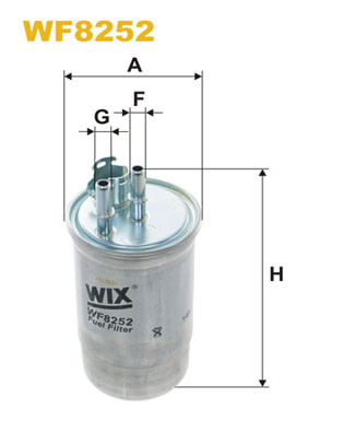 Brandstoffilter Wix Filters WF8252