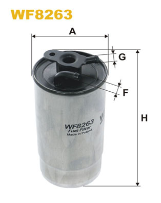 Brandstoffilter Wix Filters WF8263