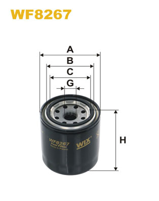 Brandstoffilter Wix Filters WF8267