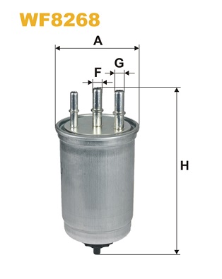 Brandstoffilter Wix Filters WF8268