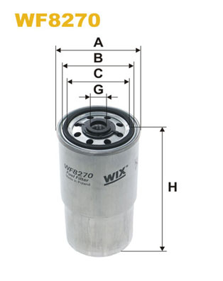 Brandstoffilter Wix Filters WF8270