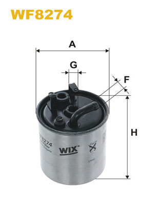 Brandstoffilter Wix Filters WF8274