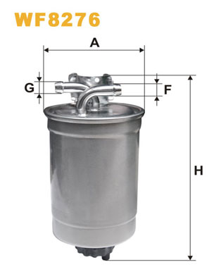 Brandstoffilter Wix Filters WF8276