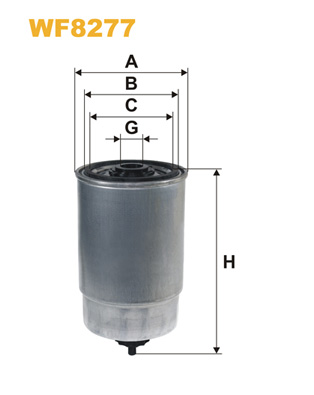 Brandstoffilter Wix Filters WF8277