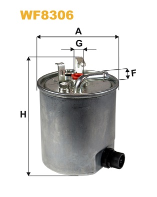 Brandstoffilter Wix Filters WF8306