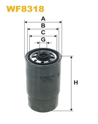 Brandstoffilter Wix Filters WF8318