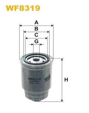 Brandstoffilter Wix Filters WF8319