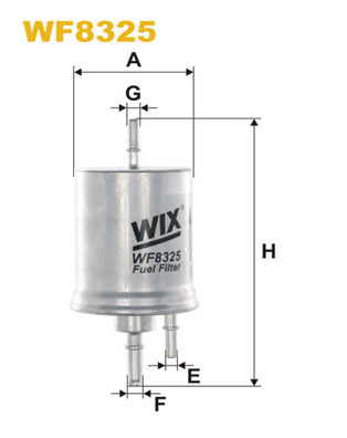 Brandstoffilter Wix Filters WF8325