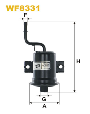 Brandstoffilter Wix Filters WF8331