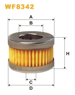 Brandstoffilter Wix Filters WF8342