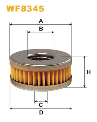 Brandstoffilter Wix Filters WF8345