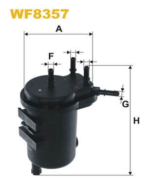 Brandstoffilter Wix Filters WF8357