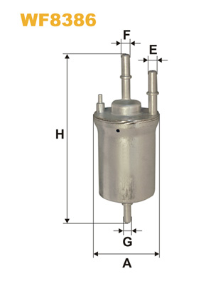 Brandstoffilter Wix Filters WF8386