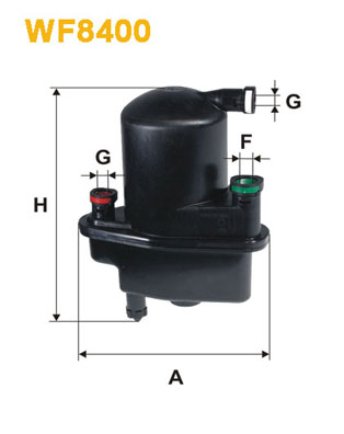 Brandstoffilter Wix Filters WF8400