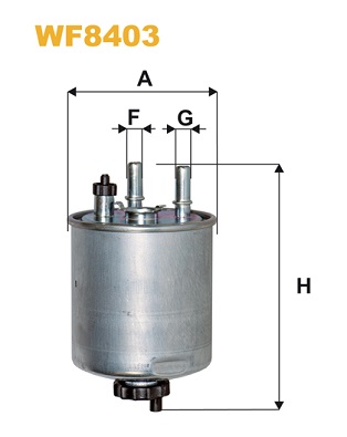 Brandstoffilter Wix Filters WF8403