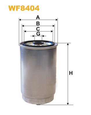 Brandstoffilter Wix Filters WF8404