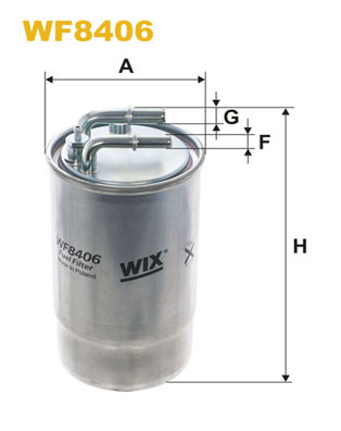 Brandstoffilter Wix Filters WF8406