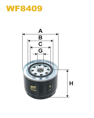 Brandstoffilter Wix Filters WF8409