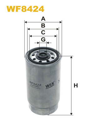 Brandstoffilter Wix Filters WF8424