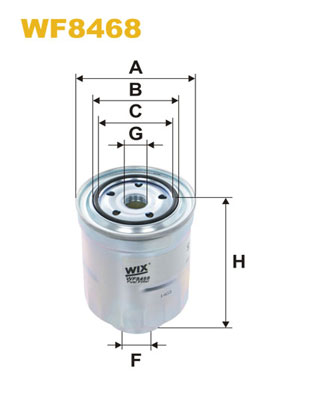 Brandstoffilter Wix Filters WF8468