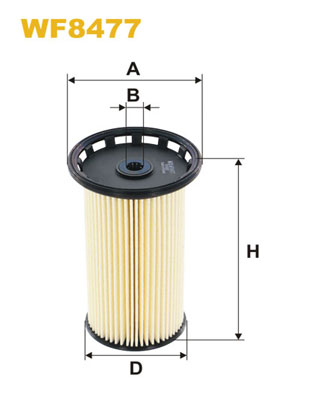 Brandstoffilter Wix Filters WF8477