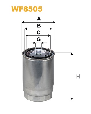 Brandstoffilter Wix Filters WF8505