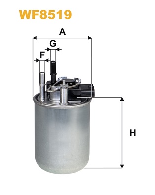 Brandstoffilter Wix Filters WF8519