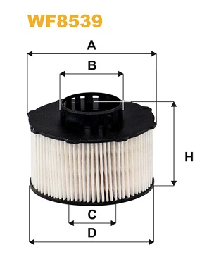 Brandstoffilter Wix Filters WF8539