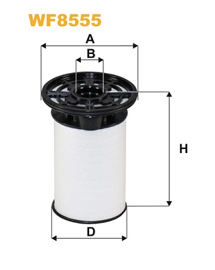 Brandstoffilter Wix Filters WF8555