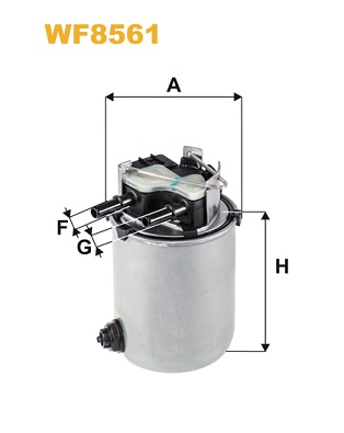 Brandstoffilter Wix Filters WF8561