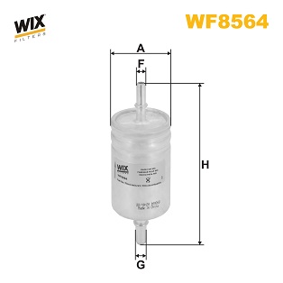 Brandstoffilter Wix Filters WF8564