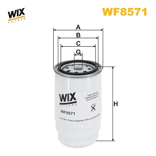 Brandstoffilter Wix Filters WF8571